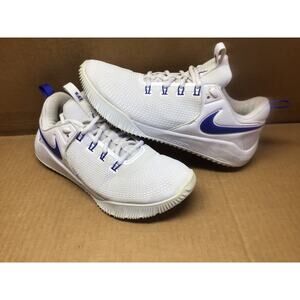 Nike Zoom HyperAce 2 Volleyball Sneakers White & Blue Women's Size 10
